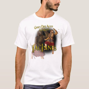 Camiseta Clã MacInnes Ghift Dhe Agus um Righ