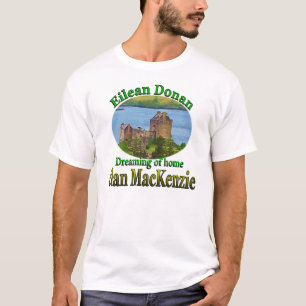 Camiseta Clã MacKenzie que sonha de Eilean Home Donan