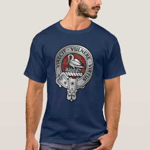 Camiseta Clã Stewart   Brasão e Tartan Stuart