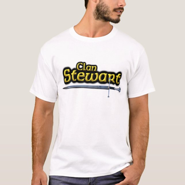 Camiseta Clã Stewart Inspirado Escocês (Frente)
