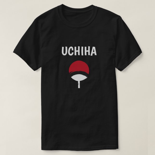 camiseta clã uchiha (Frente do Design)