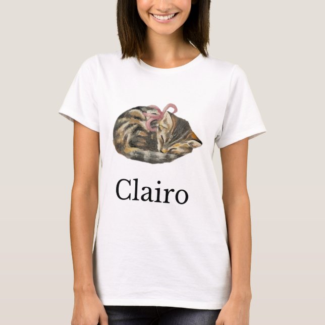 Camiseta Clairo Diz Um Cat 1 (Frente)