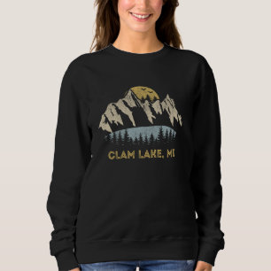 Camiseta Clam Lake Michigan Mountain Sunset Sunrise MI
