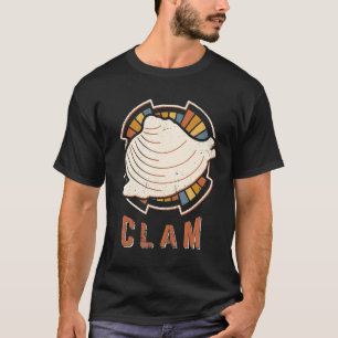 Camiseta Clam Vintage Classic Retro Animal Love