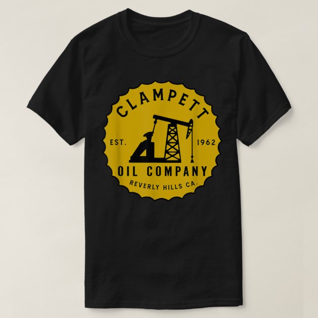 Camiseta Clampett Oil Company Est 1962 (Frente do Design)