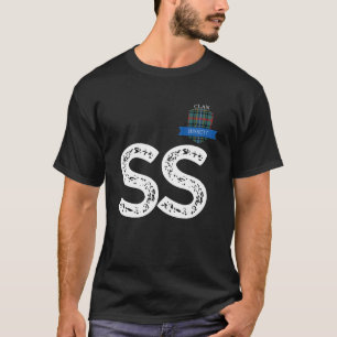 Camiseta Clan Bissett S e a letra S Family Matching
