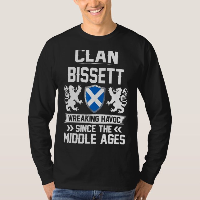 Camiseta Clan Bissett Scottish Family Clan Scotland Wreakin (Frente)