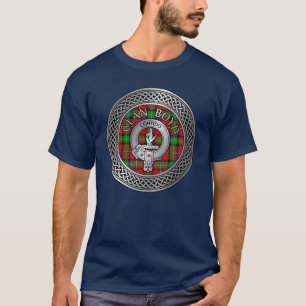 Camiseta Clan Boyd Crest e Tartan Knot