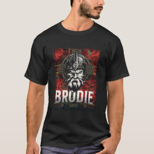Camiseta Clan Brodie Scottish Surname Tartan E Motto