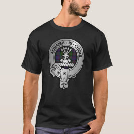 Camiseta Clan Cameron Crest & Erracht Tartan