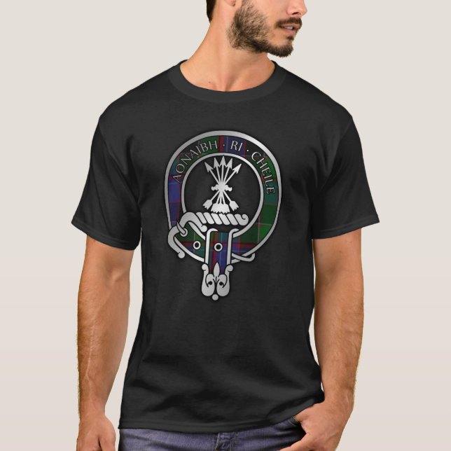 Camiseta Clan Cameron Lochaber Tartan Crest (Frente)