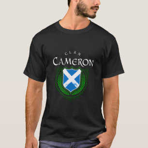 Camiseta Clan Cameron Surname Scottish Clan Scotland Flag S