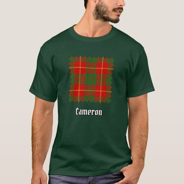 Camiseta Clan Cameron Tartan (Frente)