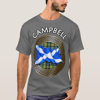 Camiseta Clan Campbell Crest Tartan Knot