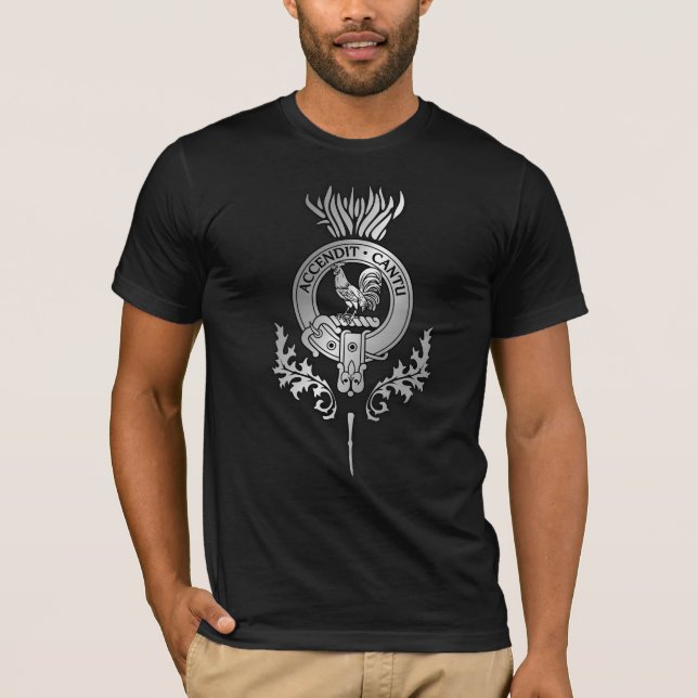 Camiseta Clan Cockburn Thiste Crest (Frente)