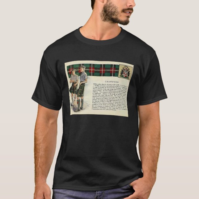 Camiseta Clan Crawford Vintage (Frente)
