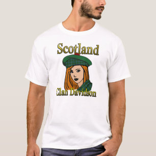 Camiseta Clan Davidson Tartan Scotland Shirts