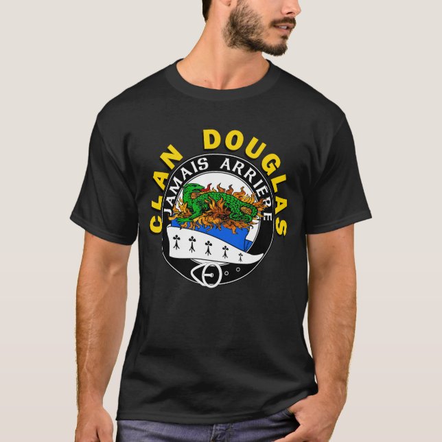 Camiseta Clan Douglas "Salamander in Flames" (Frente)