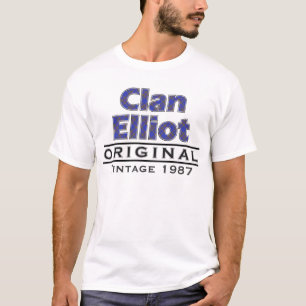 Camiseta Clan Elliot Vintage Personalize seu aniversário