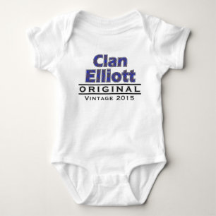 Camiseta Clan Elliott Vintage Personalize seu aniversário