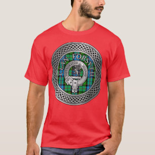 Camiseta Clan Forsyth Crest Tartan Knot