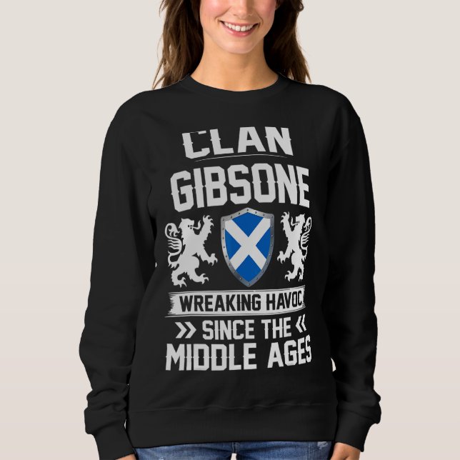 Camiseta Clan Gibsone Scottish Family Clan Scotland Wreakin (Frente)