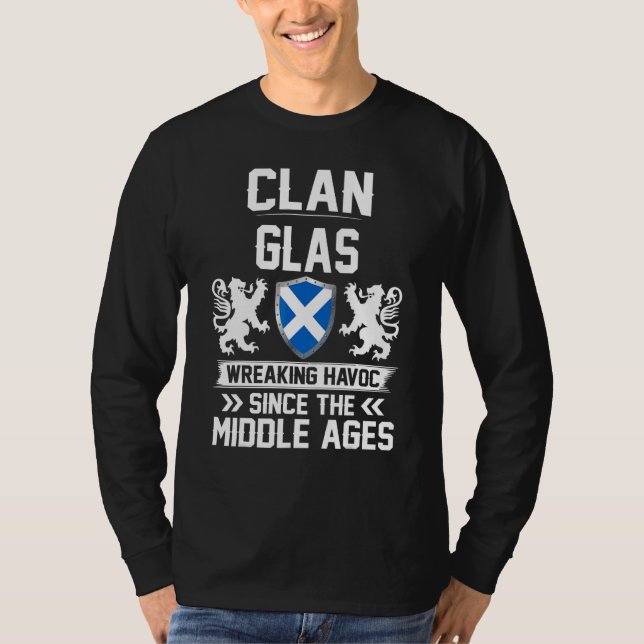 Camiseta Clan Glas Scottish Family Clan Scotland Wreaking H (Frente)