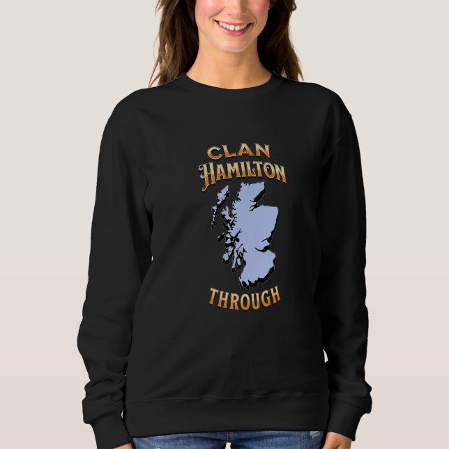 Camiseta Clan Hamilton Scottish Motto Crest (Frente)
