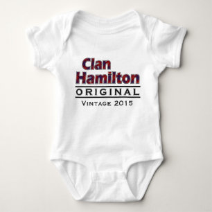 Camiseta Clan Hamilton Vintage Personaliza seu aniversário