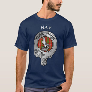 Camiseta Clan Hay Crest & Tartan