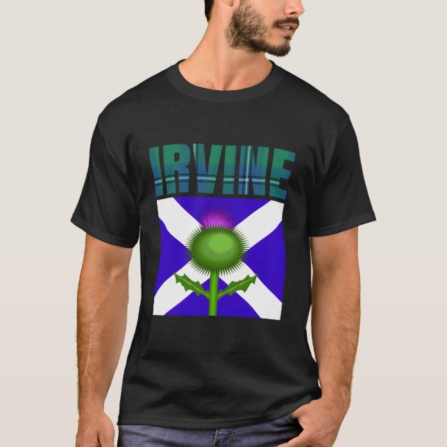 Camiseta Clan Irvine Tartan Scottish Family Name Scotland P (Frente)