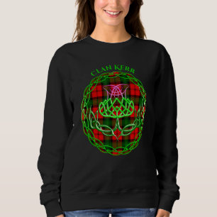 Camiseta Clan Kerr Scottish Tartan Celtic Thistle