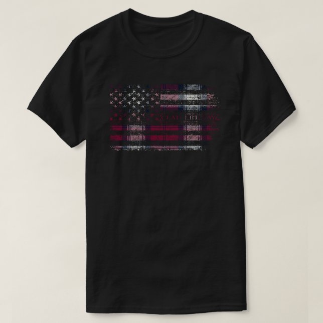 Camiseta Clan Lindsay Dance Scottish Tartan flag k (Frente do Design)