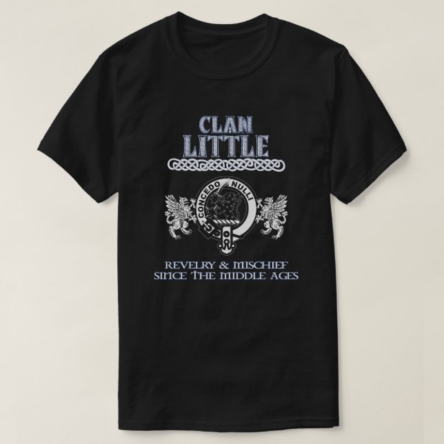 Camiseta Clan Little cress clans escoceses sobrenome escocê (Frente do Design)