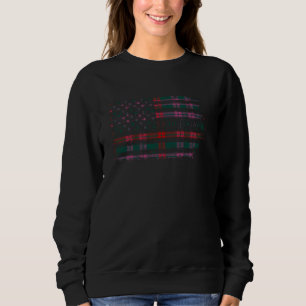 Camiseta Clan Logan Scottish Tartan US flag kilt Scotland