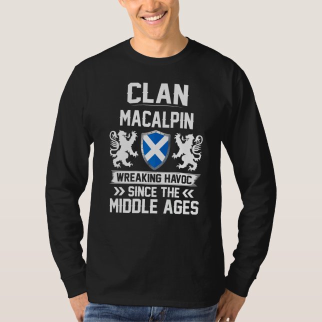 Camiseta Clan Macalpin Scottish Family Clan Scotland Wreaki (Frente)