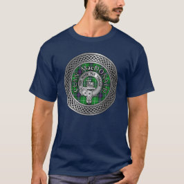Camiseta Clan MacDonald Crest e Tartan Knot