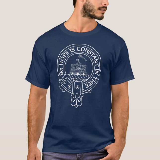 Camiseta Clan MacDonald do Crest Clanranald (Frente)