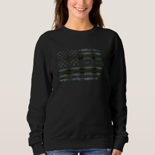 Camiseta Clan MacIver - Bandeira escocesa norte-americana k