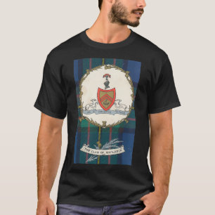 Camiseta Clan MacLaren Vintage Tartan Crest Crachá