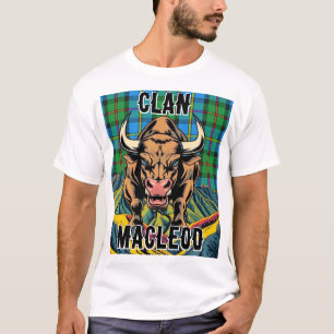 Camiseta Clan MacLeod de Harris Tartan Design