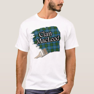 Camiseta Clan MacLeod Scottish Tartan Paint Shirt