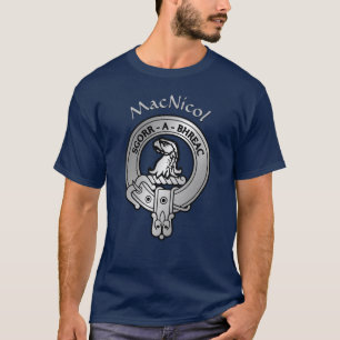 Camiseta Clan MacNeacail (MacNicol/Nicolson) Crest & Tartan