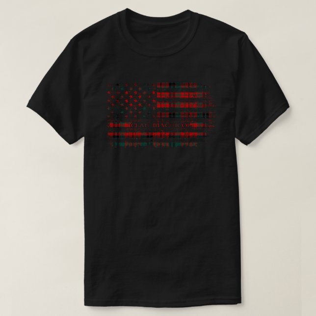 Camiseta Clan MacNicol Tartan escocês pavilhão americano ki (Frente do Design)