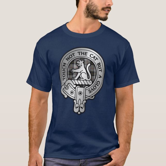 Camiseta Clan MacPherson Crest & Tartan (Frente)