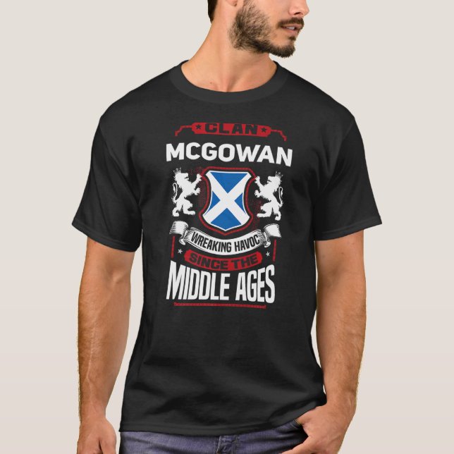 Camiseta Clan McGowan Scottish Surname Family Reunion Scotl (Frente)