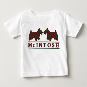 Camiseta Clan McIntosh Scottie Dogs Scottish Clan Tartan