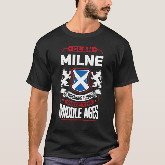 Camiseta Clan Milne Scottish Surname Family Reunion Scotlan (Frente)