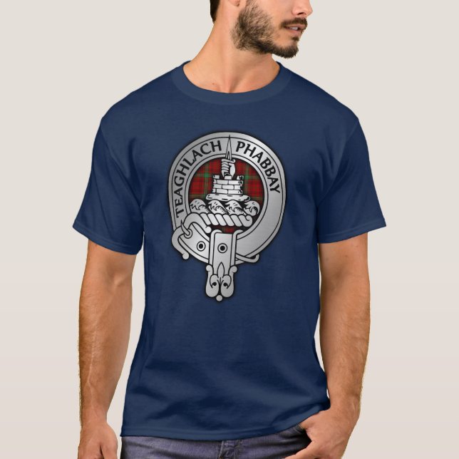 Camiseta Clan Morrison Crest & Tartan (Frente)