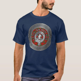 Camiseta Clan Nicholson Crest & Tartan Knot
